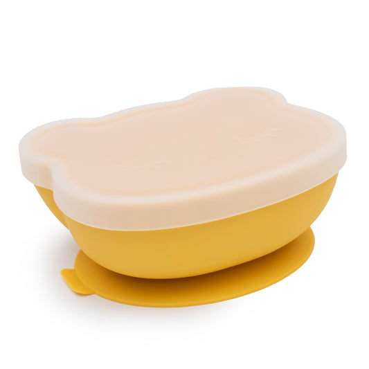 Bol en Silicone Ours Jaune We Might Be Tiny - OFCK.fr