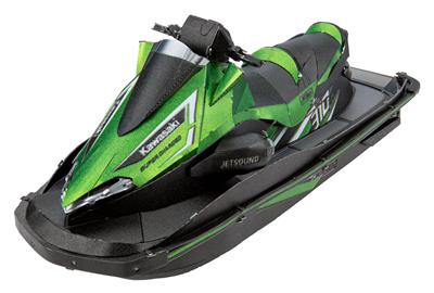 MetalEarth: ICONX - JET SKI ULTRA 310LX (avec vague: 13,20x5,58x5,08cm) (sans vague: 11,94x3,04x4,82cm), maquette 3D en métal avec 2 feuilles multicolorées, en boîte 13,5x22x2cm, 14+