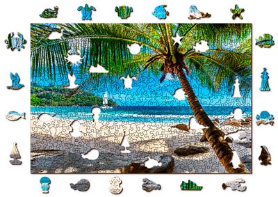 Wooden City Puzzle: PARADISE ISLAND BEACH 505/50, en bois, 8+