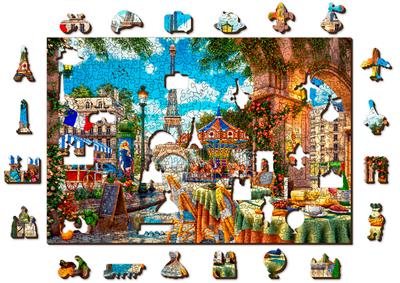 Wooden City Puzzle: PARIS DAY OUT 505/50, en bois, 8+