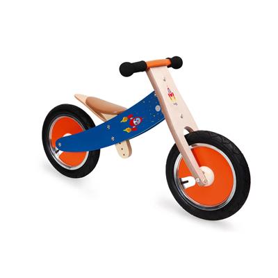 Scratch Mobilité: DRAISIENNE reversible - ESPACE 83x54x37cm, vélo évolutif avec cadre réversible pour faire le vélo plus appropriés pour les enfants plus grands (3+), avec hauteur de l'assise réglable H29-45cm et limitation de l'angle de braquage H52cm, en boîte, 2+/3+