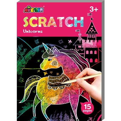Mini Scratch Book - Unicorns
