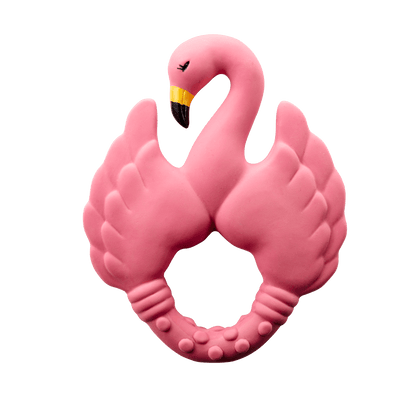 Anneau de Dentition Flamant Rose Natruba - OFCK.fr