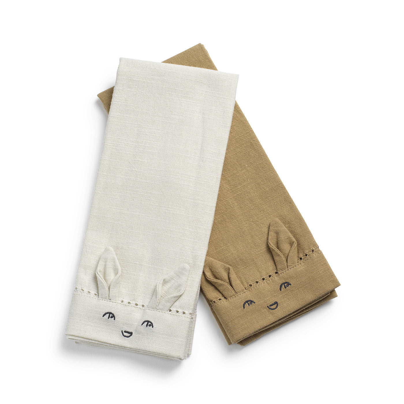 Lot de 2 Serviettes de Table Lily White / Warm Sand Elodie Details - OFCK.fr