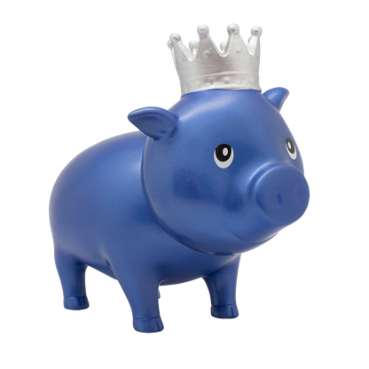 Crown Blue Diamond Pig