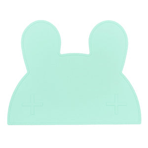 Set de Table en Silicone Lapin Minty Green We Might Be Tiny - OFCK.fr