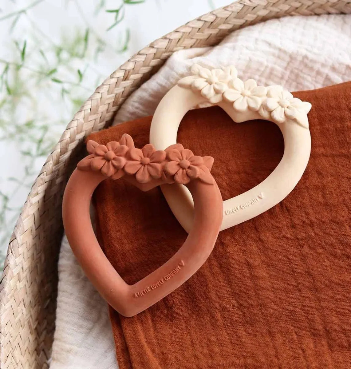 Terracotta Heart Dentition Ring